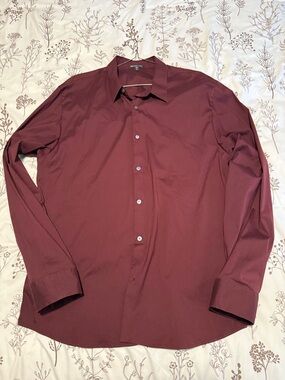 James Perse MATTE STRETCH POPLIN DRESS SHIRT